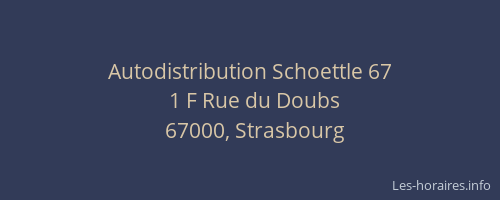 Autodistribution Schoettle 67