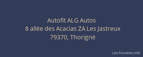 Autofit ALG Autos