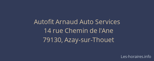 Autofit Arnaud Auto Services