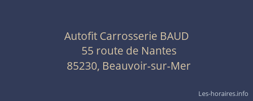 Autofit Carrosserie BAUD