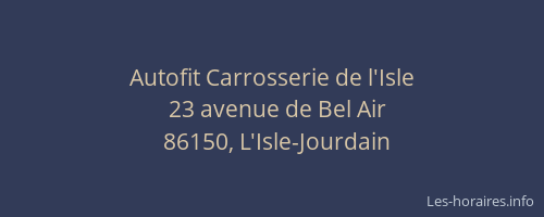 Autofit Carrosserie de l'Isle