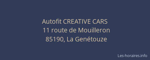 Autofit CREATIVE CARS
