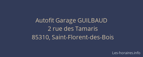 Autofit Garage GUILBAUD