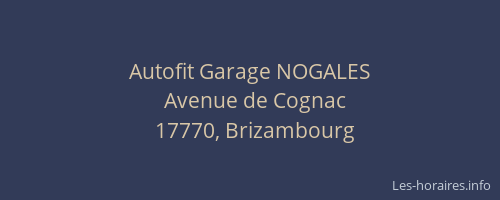 Autofit Garage NOGALES