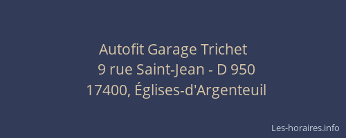Autofit Garage Trichet
