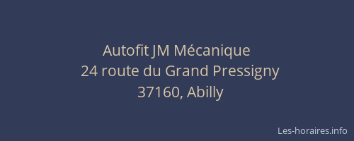 Autofit JM Mécanique