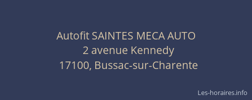 Autofit SAINTES MECA AUTO