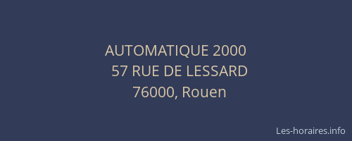 AUTOMATIQUE 2000
