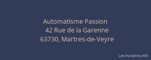 Automatisme Passion