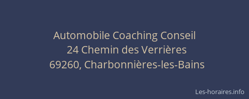 Automobile Coaching Conseil