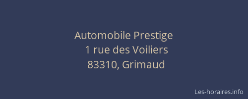 Automobile Prestige