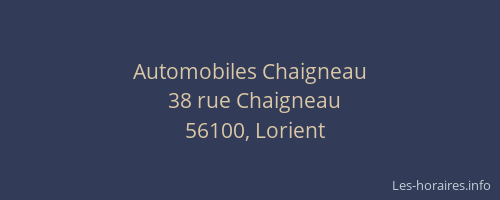 Automobiles Chaigneau