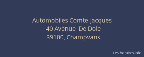 Automobiles Comte-jacques