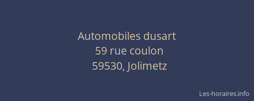 Automobiles dusart