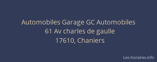 Automobiles Garage GC Automobiles