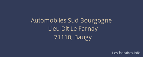 Automobiles Sud Bourgogne