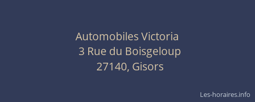 Automobiles Victoria