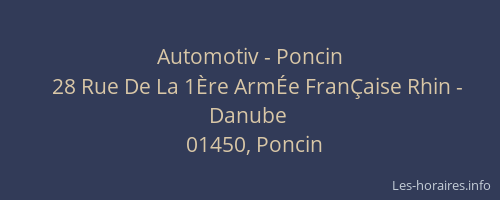 Automotiv - Poncin