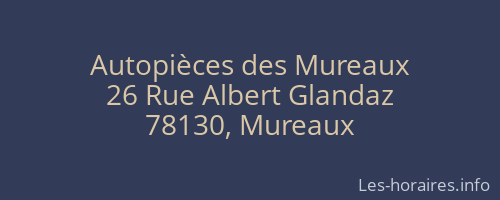 Autopièces des Mureaux