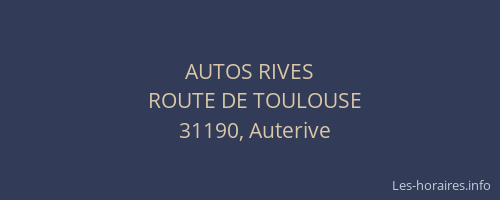 AUTOS RIVES