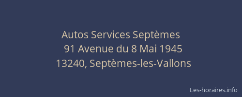 Autos Services Septèmes