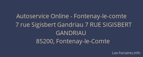 Autoservice Online - Fontenay-le-comte