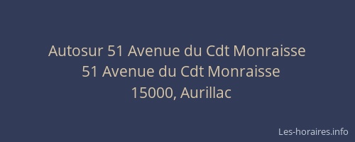 Autosur 51 Avenue du Cdt Monraisse