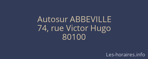 Autosur ABBEVILLE