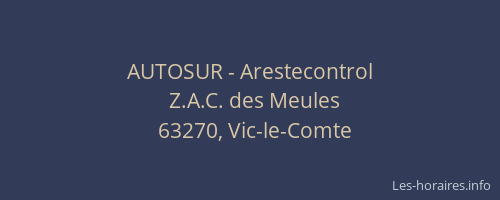 AUTOSUR - Arestecontrol