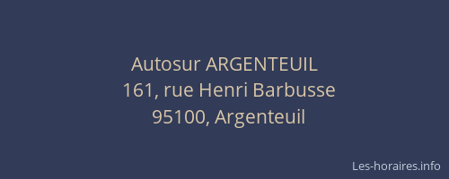 Autosur ARGENTEUIL
