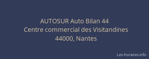 AUTOSUR Auto Bilan 44