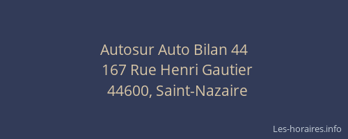 Autosur Auto Bilan 44