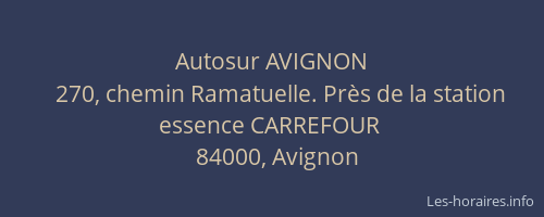 Autosur AVIGNON