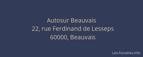 Autosur Beauvais