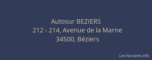 Autosur BEZIERS