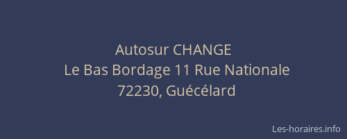 Autosur CHANGE
