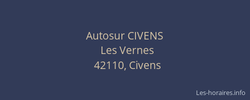 Autosur CIVENS