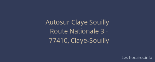 Autosur Claye Souilly