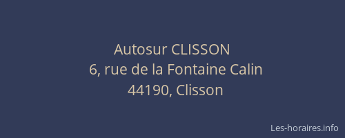 Autosur CLISSON