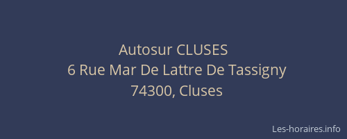Autosur CLUSES