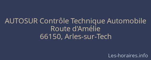 AUTOSUR Contrôle Technique Automobile