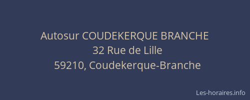 Autosur COUDEKERQUE BRANCHE