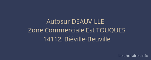 Autosur DEAUVILLE