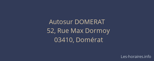 Autosur DOMERAT