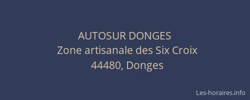 AUTOSUR DONGES