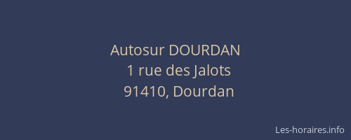 Autosur DOURDAN