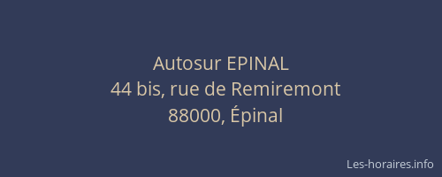 Autosur EPINAL