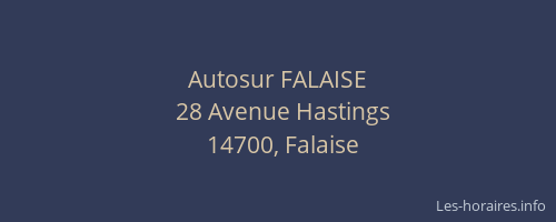 Autosur FALAISE