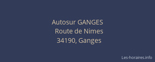 Autosur GANGES
