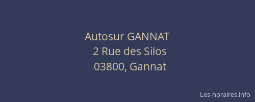Autosur GANNAT